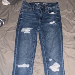 American Eagle Ripped Skinny Jeans